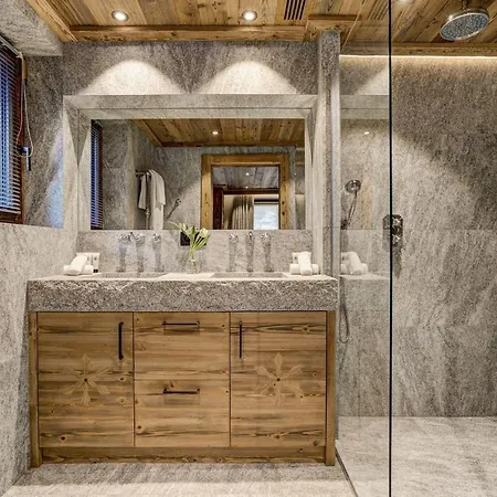 فيلة Modernes Luxus-chalet^leigh *