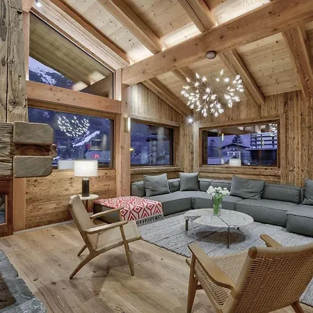 فيلة Modernes Luxus-chalet^leigh *